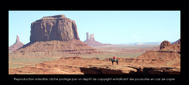 Monument Valley: rserve Navajo aux Etats unis d'Amrique